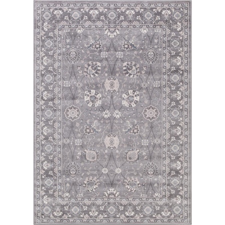 Concord Global Trading 7 ft. 10 in. x 10 ft. 6 in. Lara Vase - Grey 45367